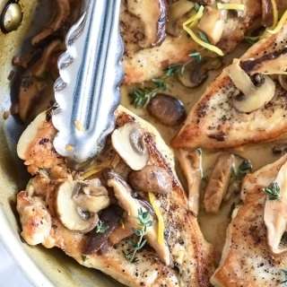 Easy Chicken Breasts with Creamy Mushroom Sauce