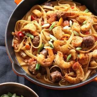 Blackened Seafood Pasta