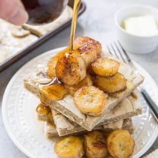 Paleo Sheet Pan Banana Pancakes