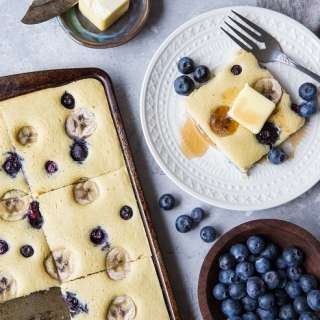 Paleo Sheet Pan Pancakes