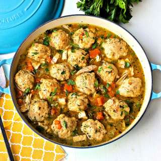 Easy Healthy Chicken and Dumplings