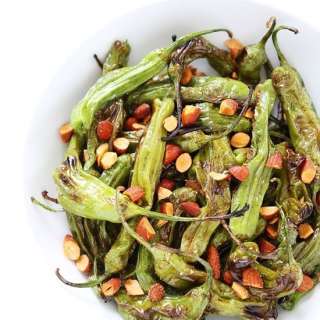 Grilled Shishito Peppers
