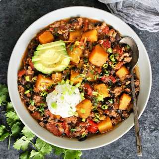 Butternut Squash and Turkey Chili