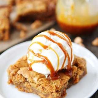 Salted Caramel Butterscotch Blondies