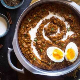 Coconut Slow Cooker Curry with Pumpkin, Quinoa and Eggs