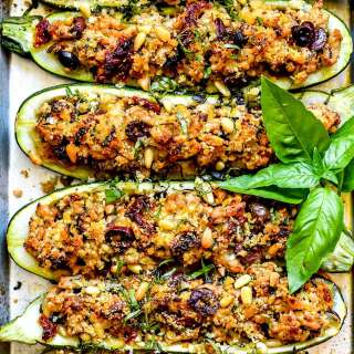 Mediterranean Zucchini Boats