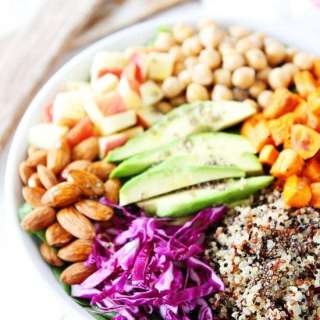 Power Salad with Lemon Chia Seed Dressing