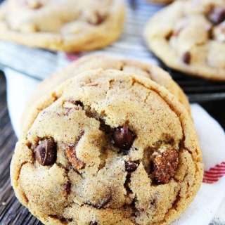 Candied Pecan Chocolate Chip Cookies