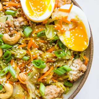 Ground Turkey Egg Roll Bowls