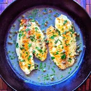 Tilapia Piccata (Tilapia with Lemon Caper Sauce)