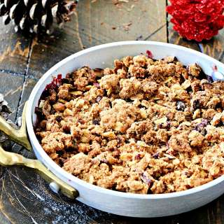 Triple Berry Crisp (With Frozen Berries)