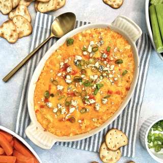 Healthy Buffalo Chicken Dip