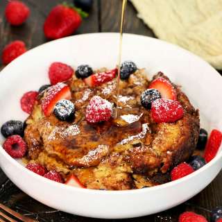 Crockpot French Toast Casserole