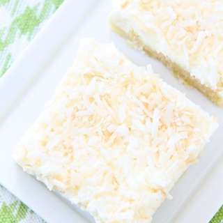 Coconut Lime Sugar Cookie Bars
