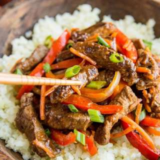 Healthy Szechuan Beef
