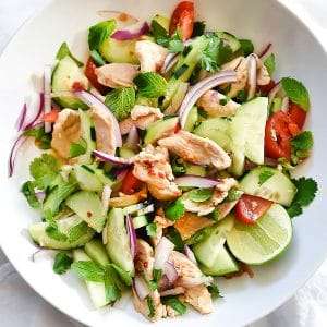 Thai Chicken and Cucumber Salad