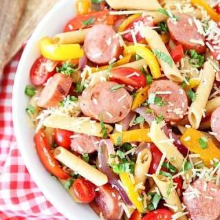 Spicy Sausage and Pepper Pasta