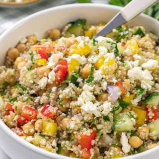Quinoa Chickpea Salad