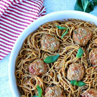Spaghetti and Turkey Meatballs