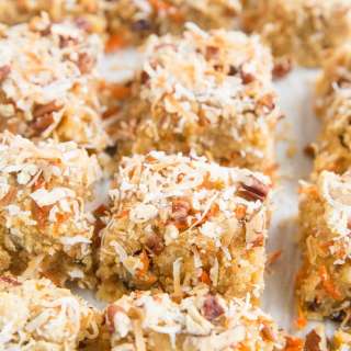 Paleo Carrot Cake Blondies