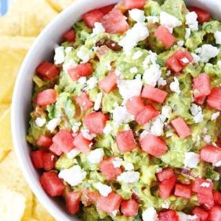 Watermelon Feta Guacamole