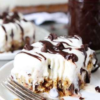 Chocolate Chip Cookie Ice Cream Bars