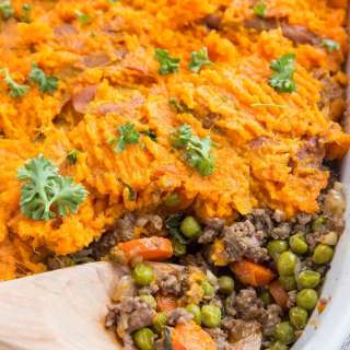Easy Shepherd's Pie with Sweet Potatoes