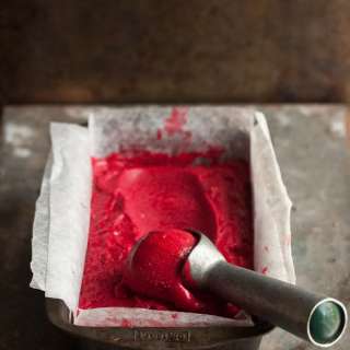 Red velvet cake ice cream