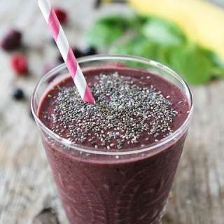 Triple Berry Chia Smoothie