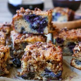 Paleo Blueberry Coffee Cake