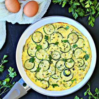 Summer Zucchini and Corn Frittata