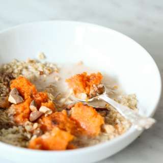 Maple Oatmeal with Sweet Potato