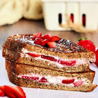 Strawberry Stuffed French Toast