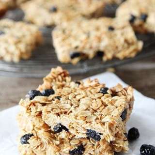 Blueberry Coconut Granola Bars