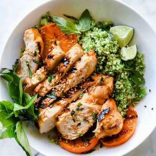 Kickin' Orange Chicken and Broccoli Rice Bowls