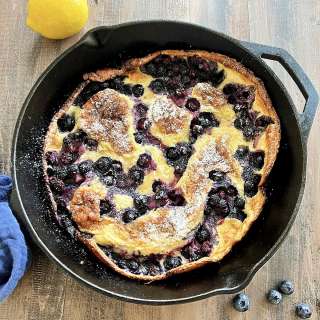 Blueberry Lemon Dutch Baby