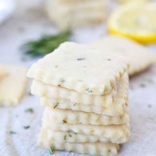 Lemon Rosemary Shortbread