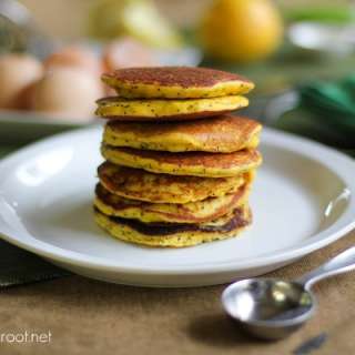 Lemon Poppy Seed Coconut Flour Pancakes