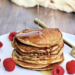 3-Ingredient Banana Protein Pancakes