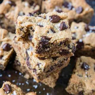Paleo Chocolate Chip Cookie Bars