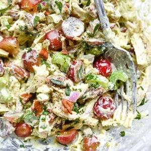 Avocado and Greek Yogurt Chicken Salad