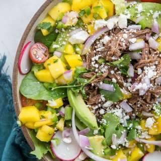 Shredded Beef Taco Salad