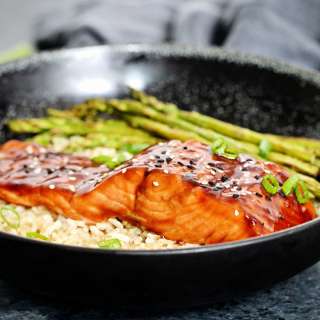 Air Fryer Teriyaki Salmon
