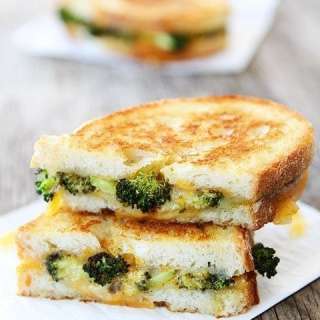 Roasted Broccoli and Grilled Cheese Melt