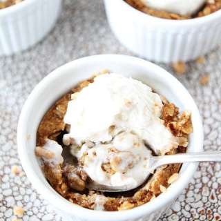 Deep Dish Biscoff Oatmeal Toffee Cookies