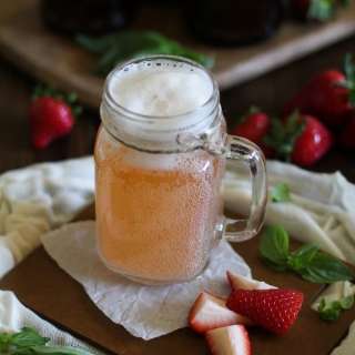 Strawberry Basil Kombucha