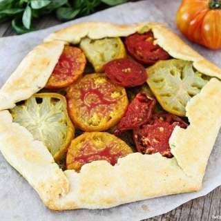 Heirloom Tomato Pesto Galette