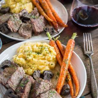 Slow Cooker Bison Roast with Mashed Rutabaga