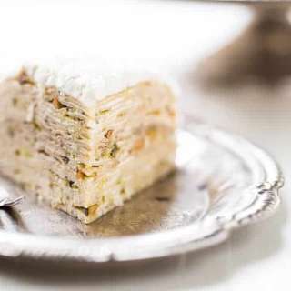 Pistachio Crepe Cake