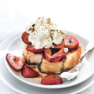 Strawberry Shortcakes With Balsamic Vinegar